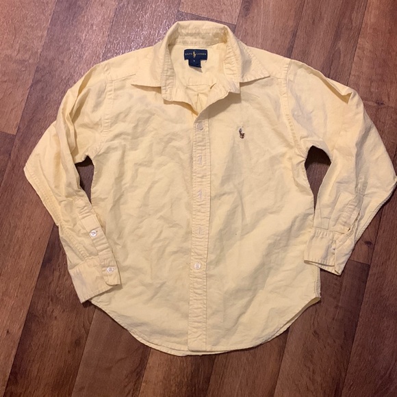 Yellow Ralph Lauren Button Down Shirt - Picture 1 of 3